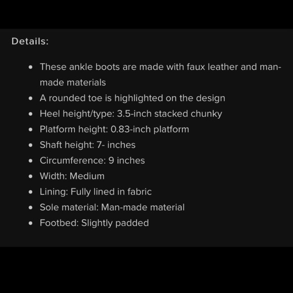 Wine/mauve colored booties. Brand new. Never worn - Picture 3 of 3